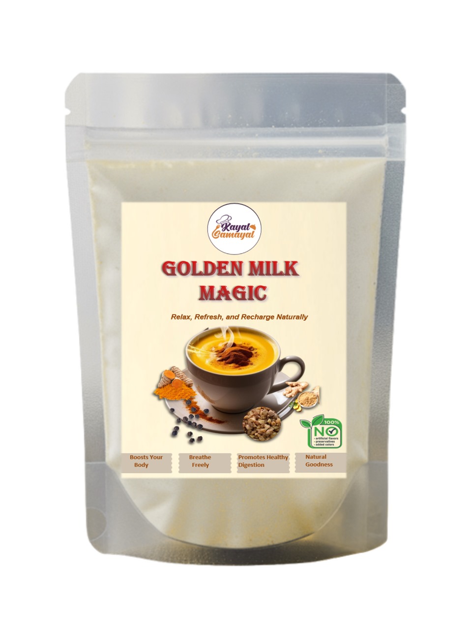Golden Milk Magic - Kayal Samayal